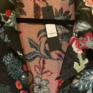 Men’s Floral Tapestry Button Up Shirt